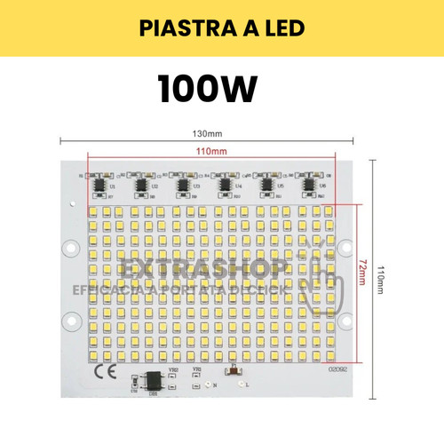Piastra led cob 100w - cob,