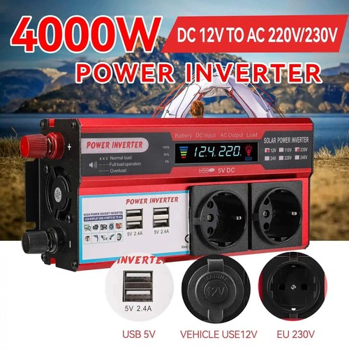 Inverter 12v 220v 4000w - 12v,