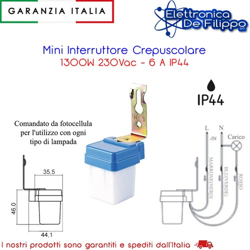 Sensore crepuscolare 220v - sensore,