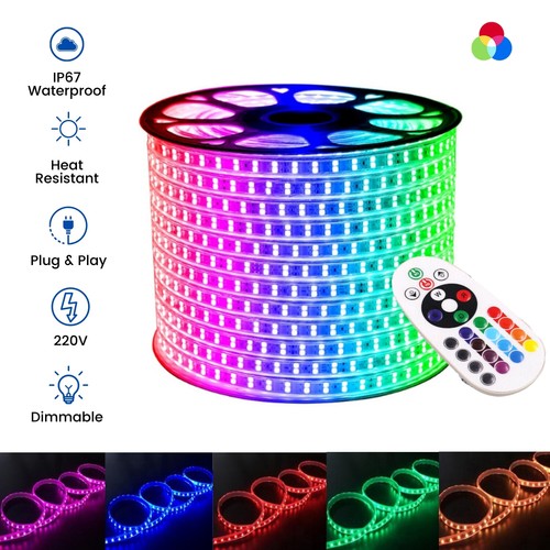 Striscia led rgb 220v - striscia,